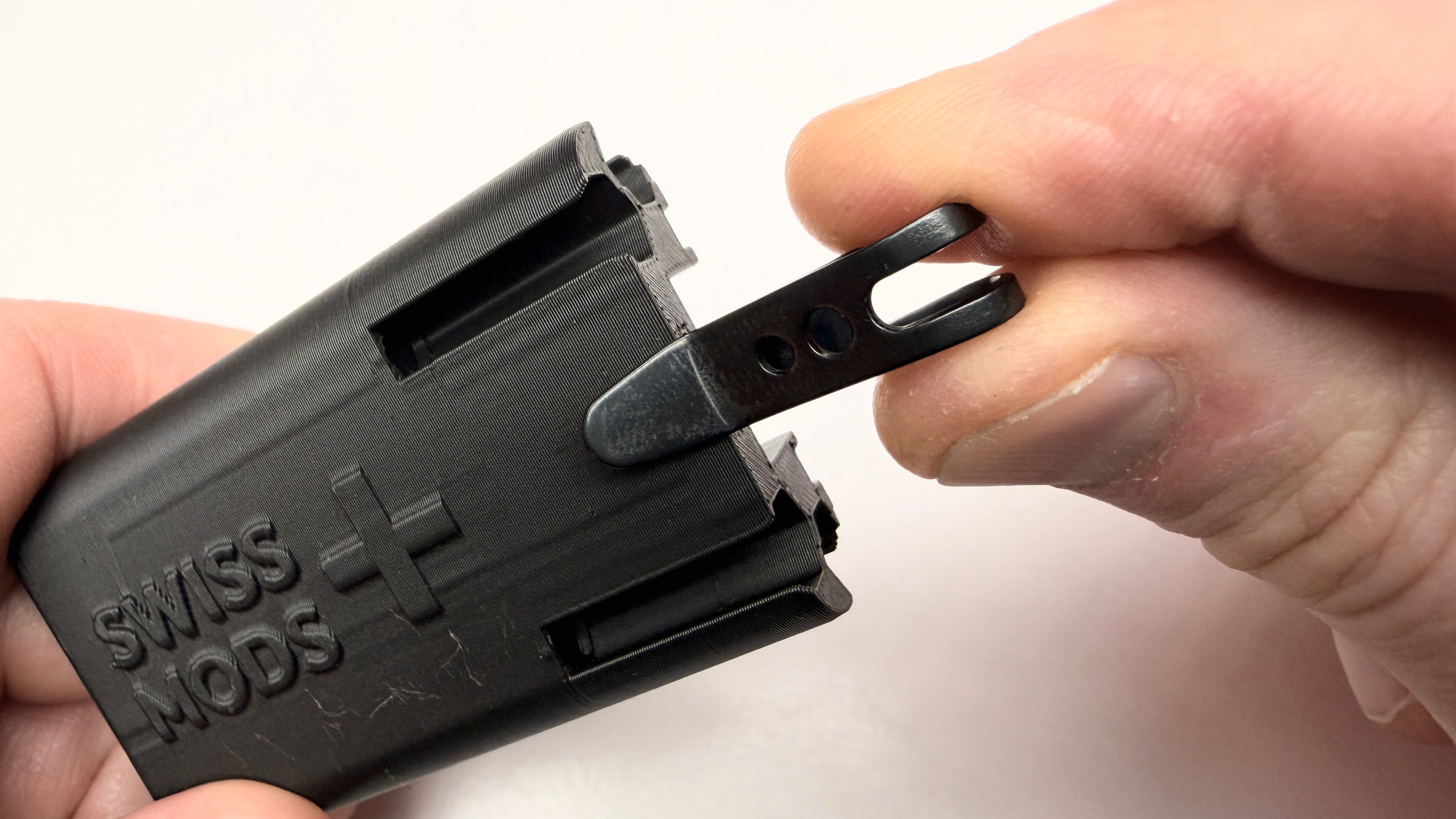 TEC P-7 black pocket clip
