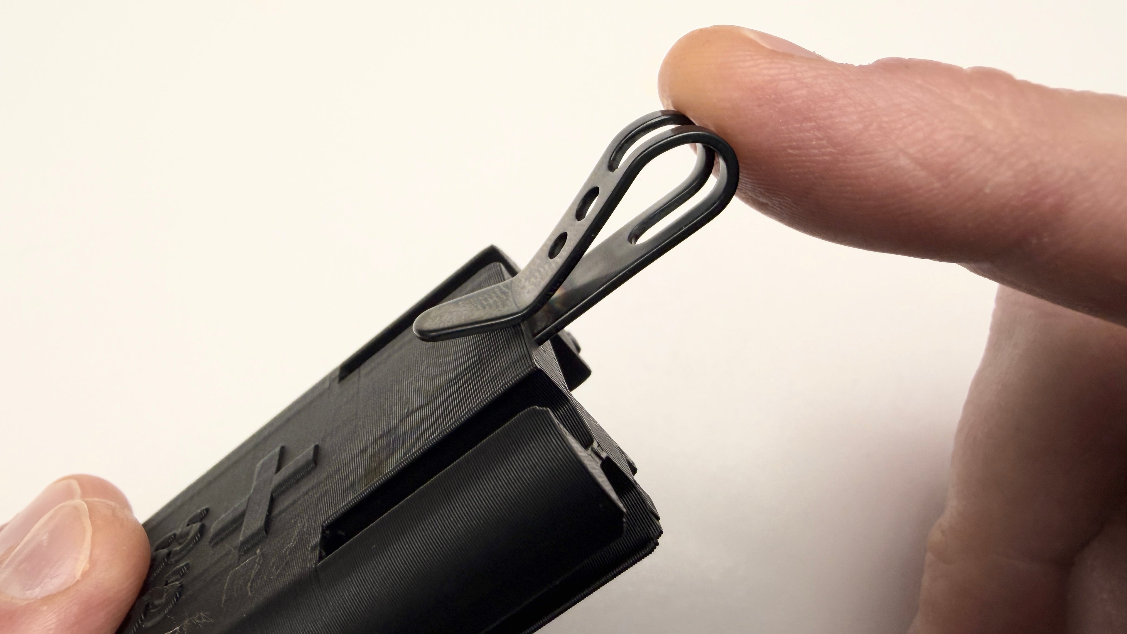 TEC P-7 black pocket clip