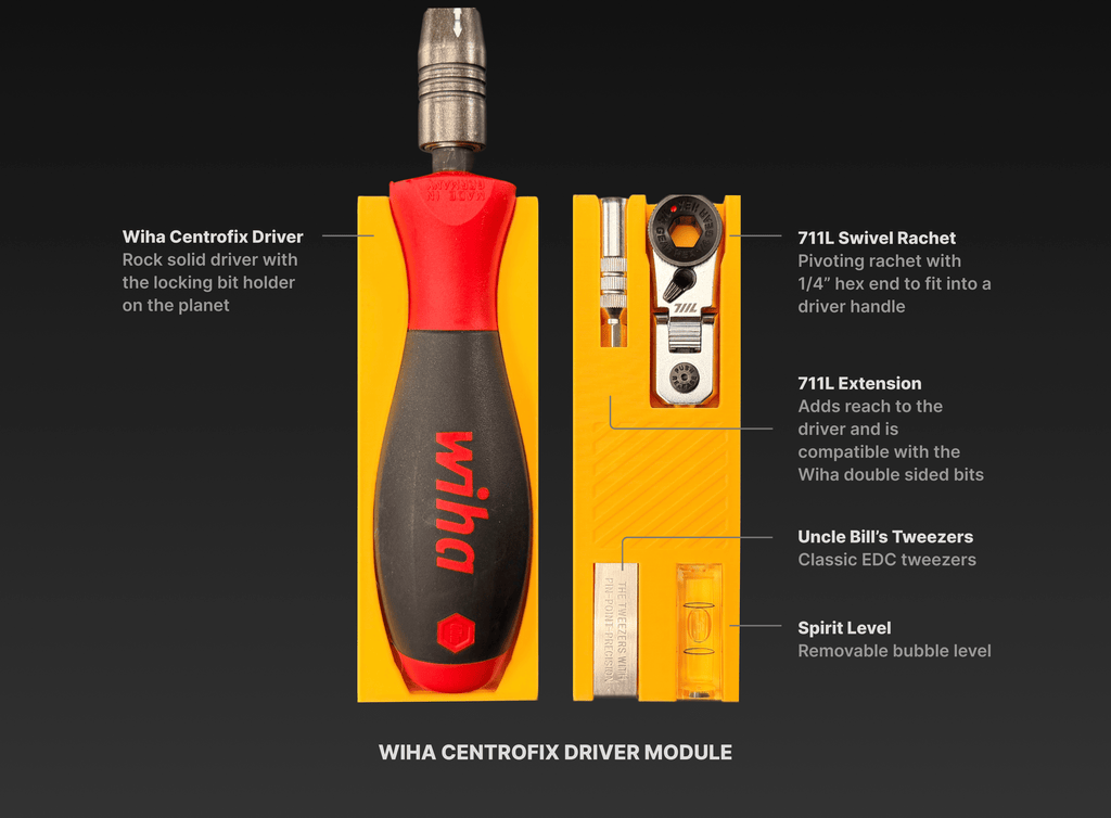 Snapmatic Wiha Centrofix driver module