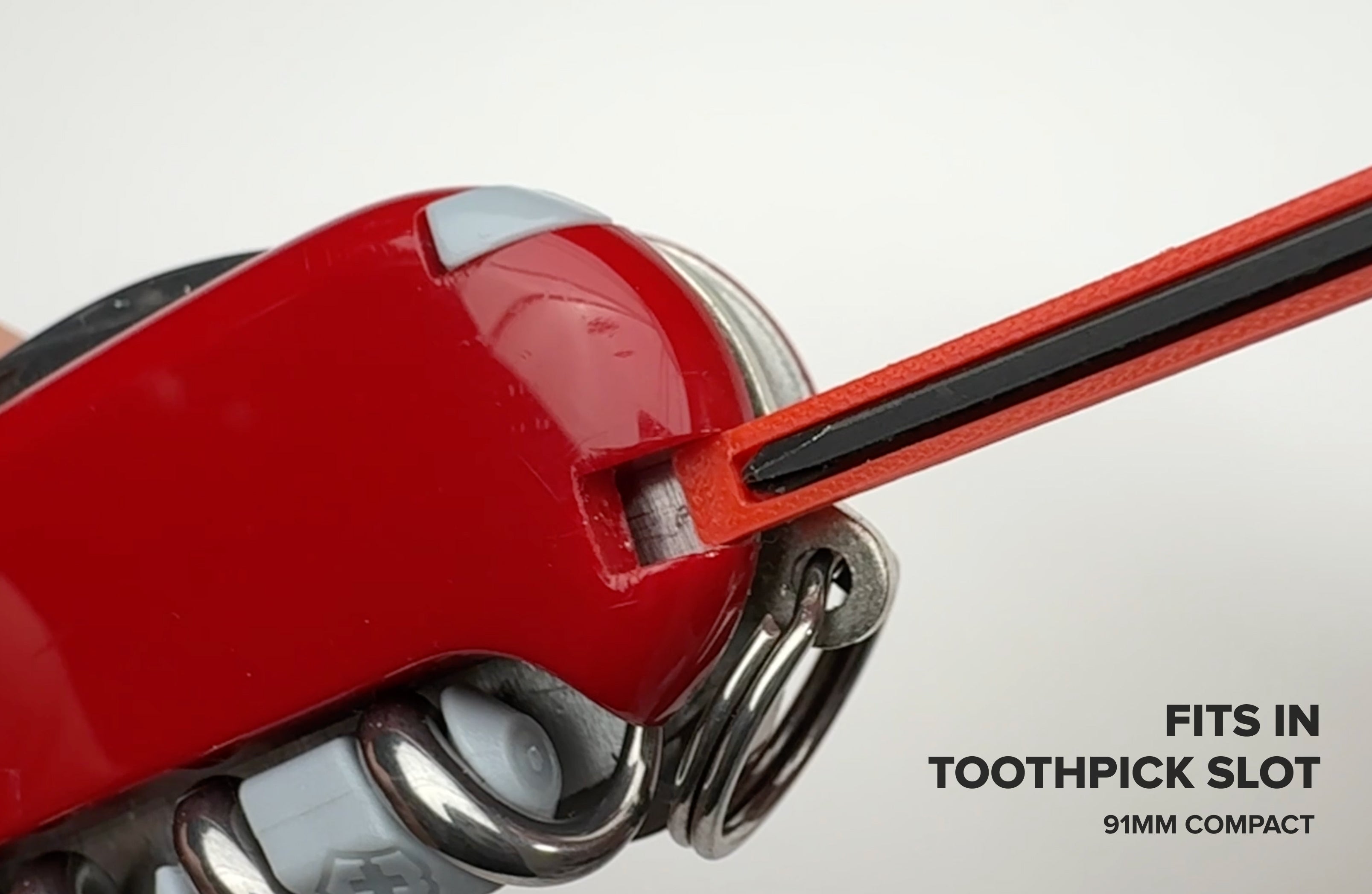 Toothpick Precision screwdriver mod for Victorinox Swiss Army Knive (SAK) - Fits all models