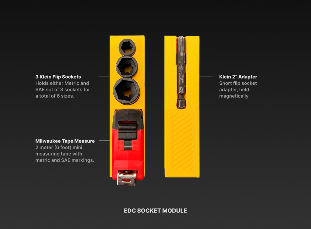 Snapmatic socket EDC module