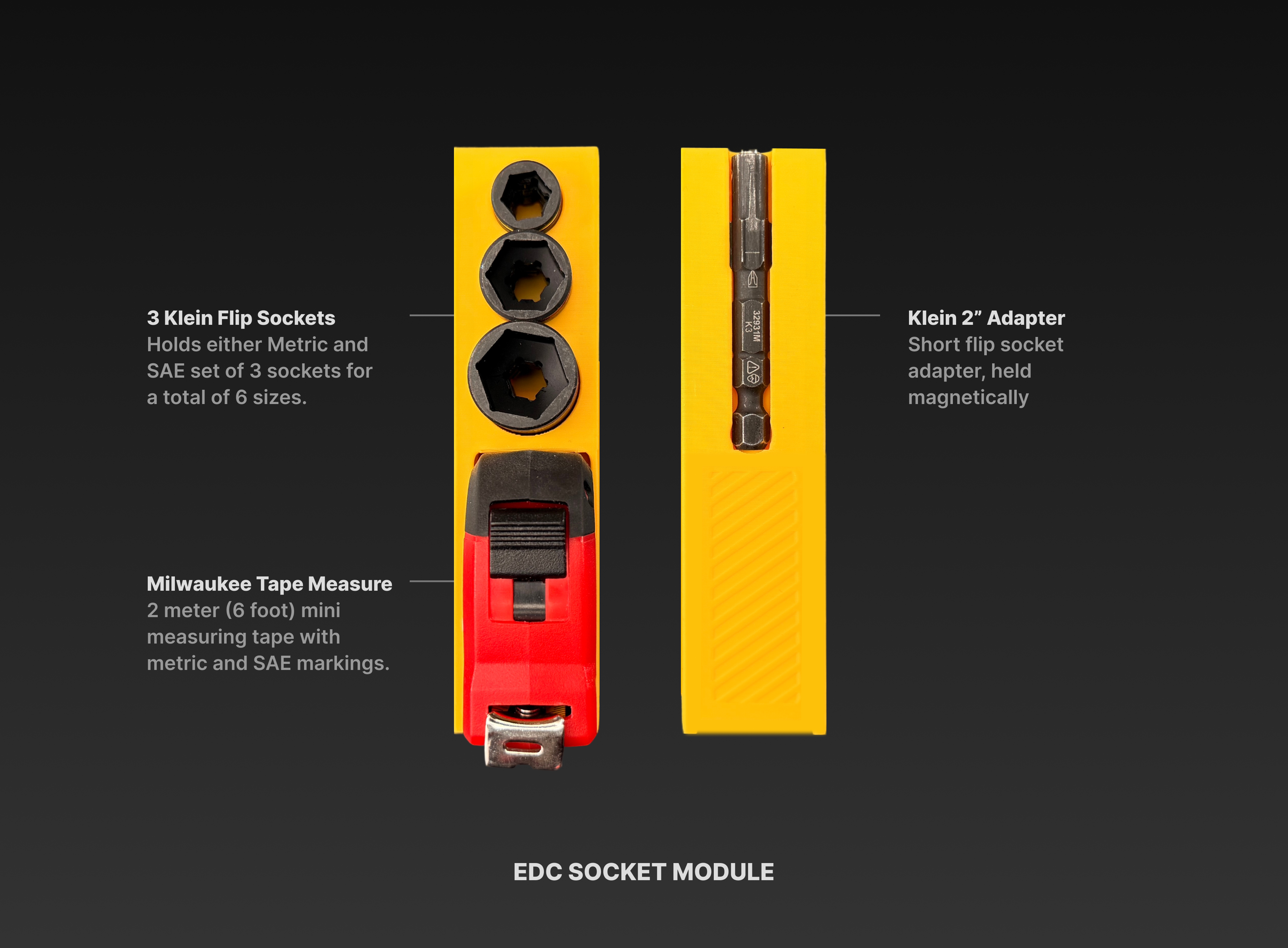 Snapmatic socket EDC module