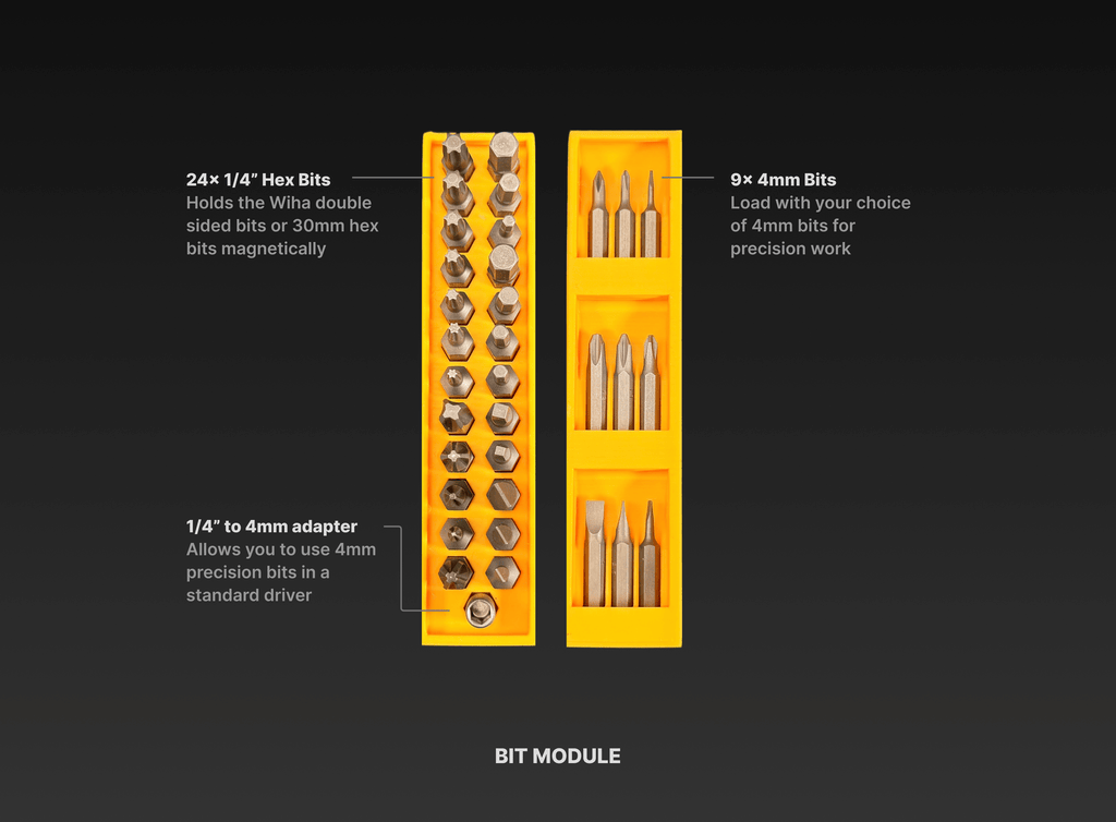 Snapmatic standard bit module