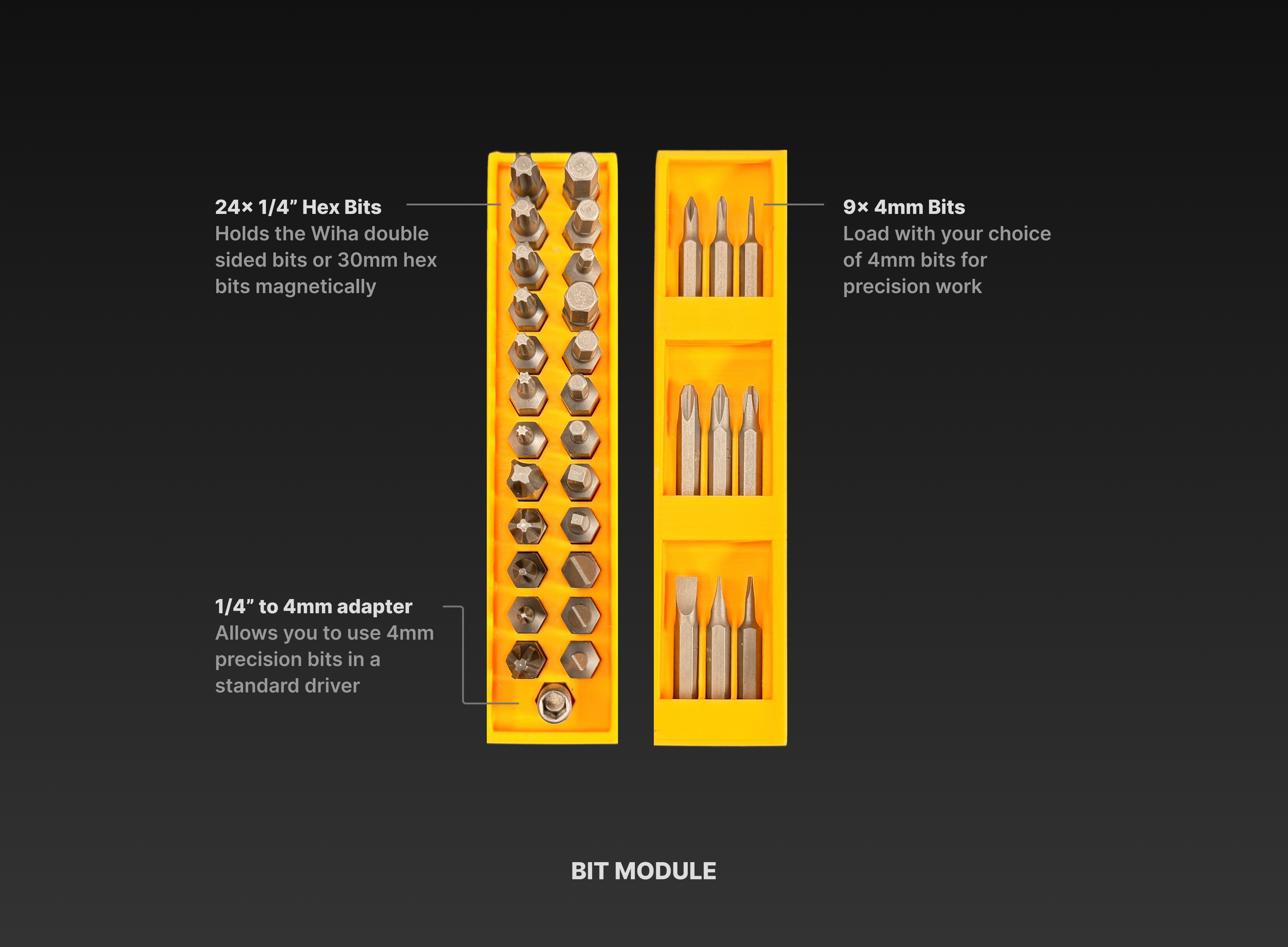 Snapmatic standard bit module