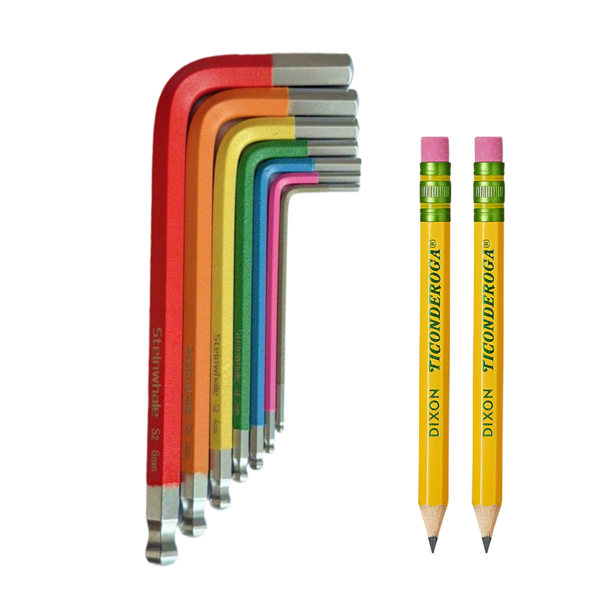 Steinwhale metric hex keys set + mini pencils