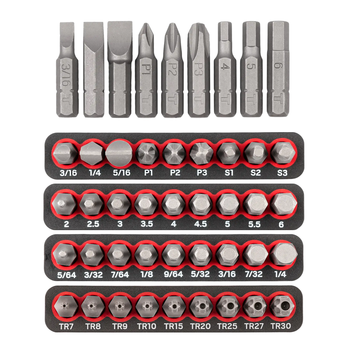 Tekton 36 bit set, 30mm 1/4 bit
